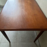 Vintage teak scandinavian signed table