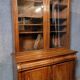 English two-part mahogany bookcase, late 19th century