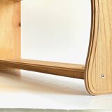 Vintage raw wood shelf