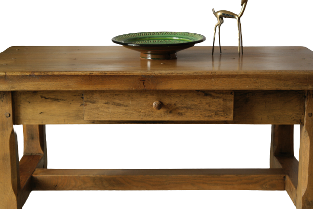 Solid oak table country 50s