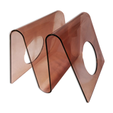 Porte revue en plexiglas distribué par Roche Bobois