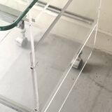 Desk in plexiglass by David Lange for Roche Bobois, design 1970.