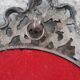 Vintage metal wall mirror 11x22cm