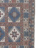 Handknotted wool turkish oushak rug 4'10" x 6'12"