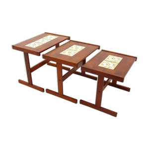 tables gigognes en teck