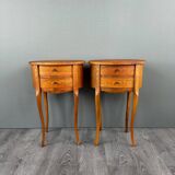 Pair of Louis XV Style Bedside Tables, Late 19th Century