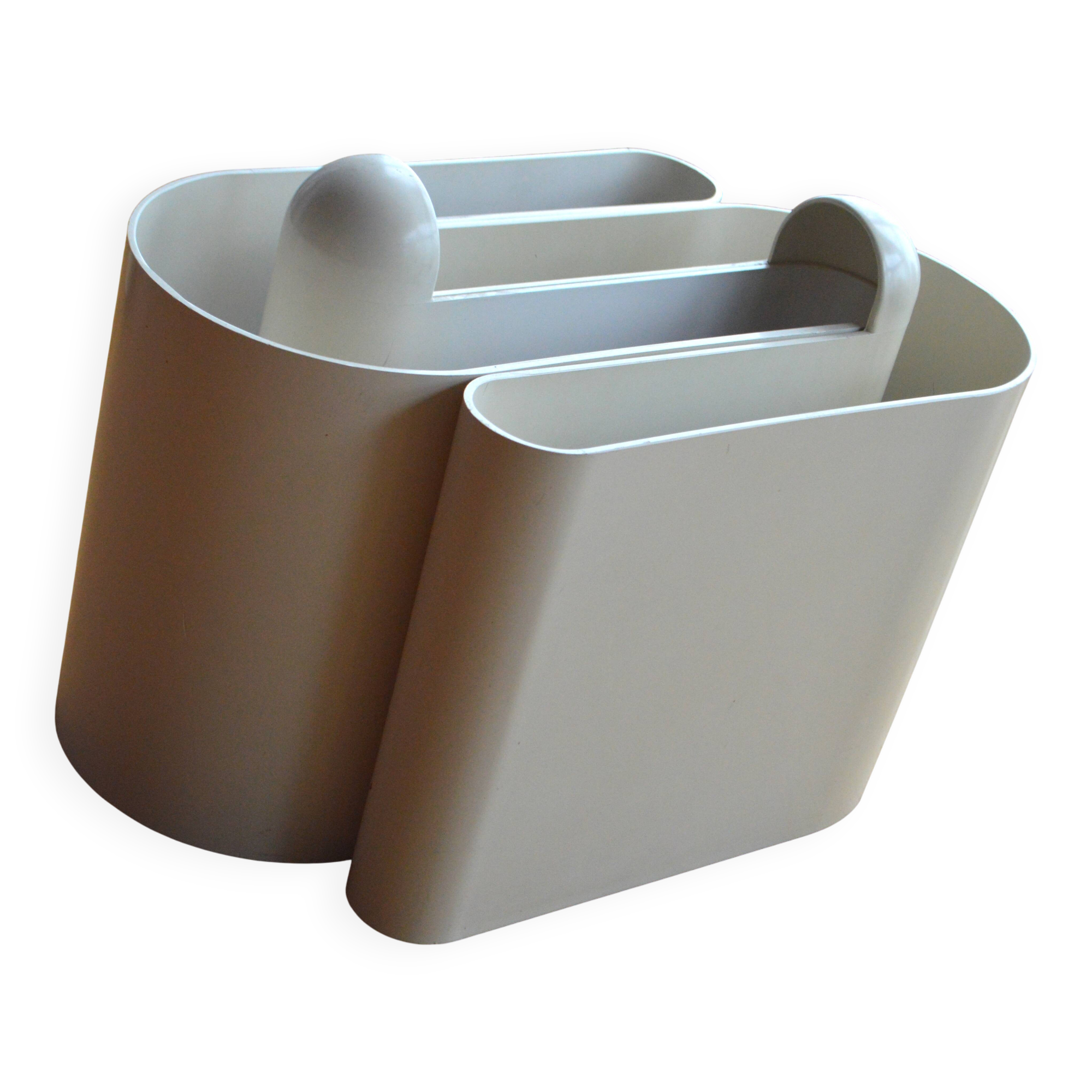 Vintage Magazine rack 1960 Rodolfo Bonetto space age made in Italy design