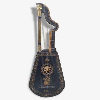 Harpe guitare XIXeme siècle anglais