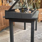 Antique display cabinet on legs