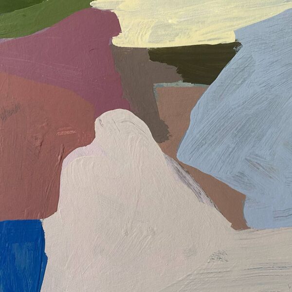 Acrylique sur carton