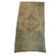 Tapis pastel turc vintage 96 x 52 cm