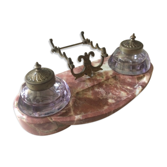 Encriers et porte-plumes de bureau ancien