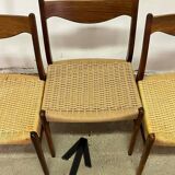 6 Scandinavian chairs in rope