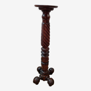 Solid mahogany column
