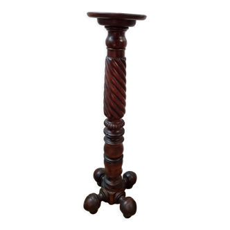 Solid mahogany column