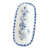 Ironstone soap dish, blue, 19th century