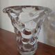 Pierre D'Avesn Clear Crystal Vase, Art Deco