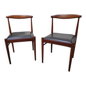 Paire de chaises scandinaves