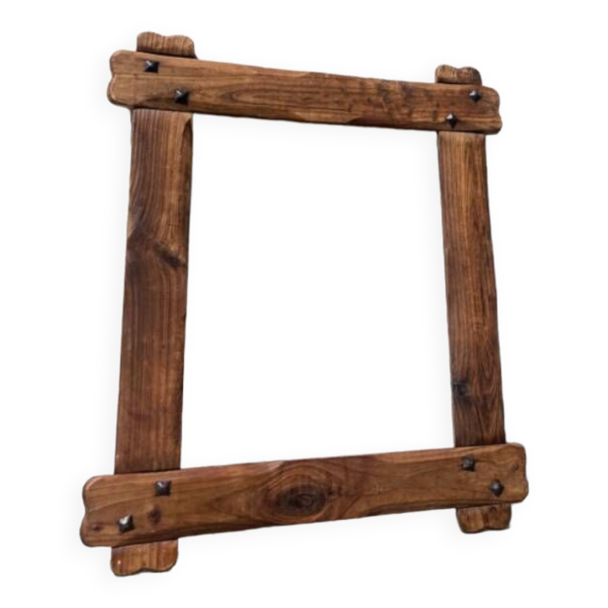 Brutalist wooden frame