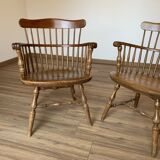 Pair of Windsor armchairs