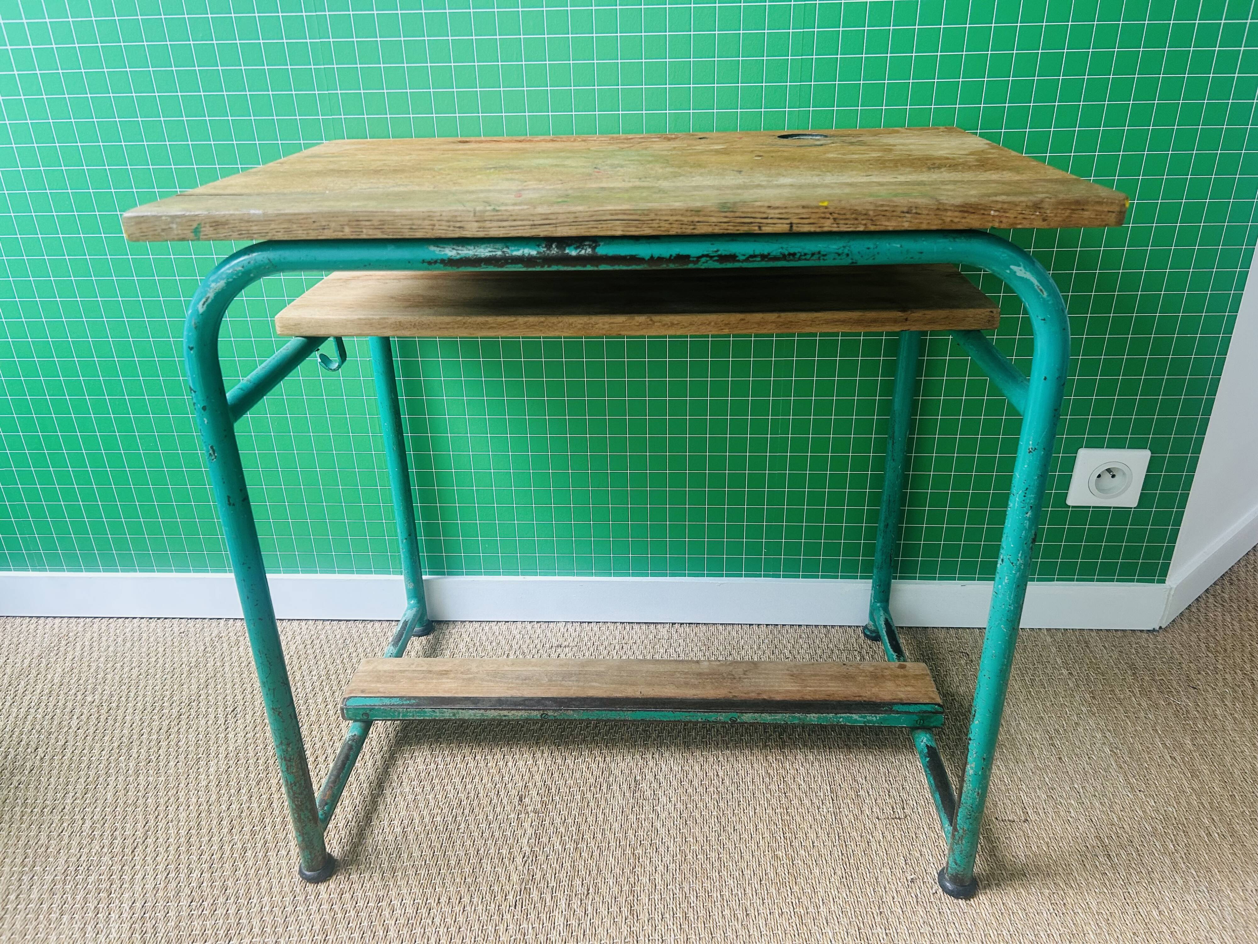 Vintage school desk