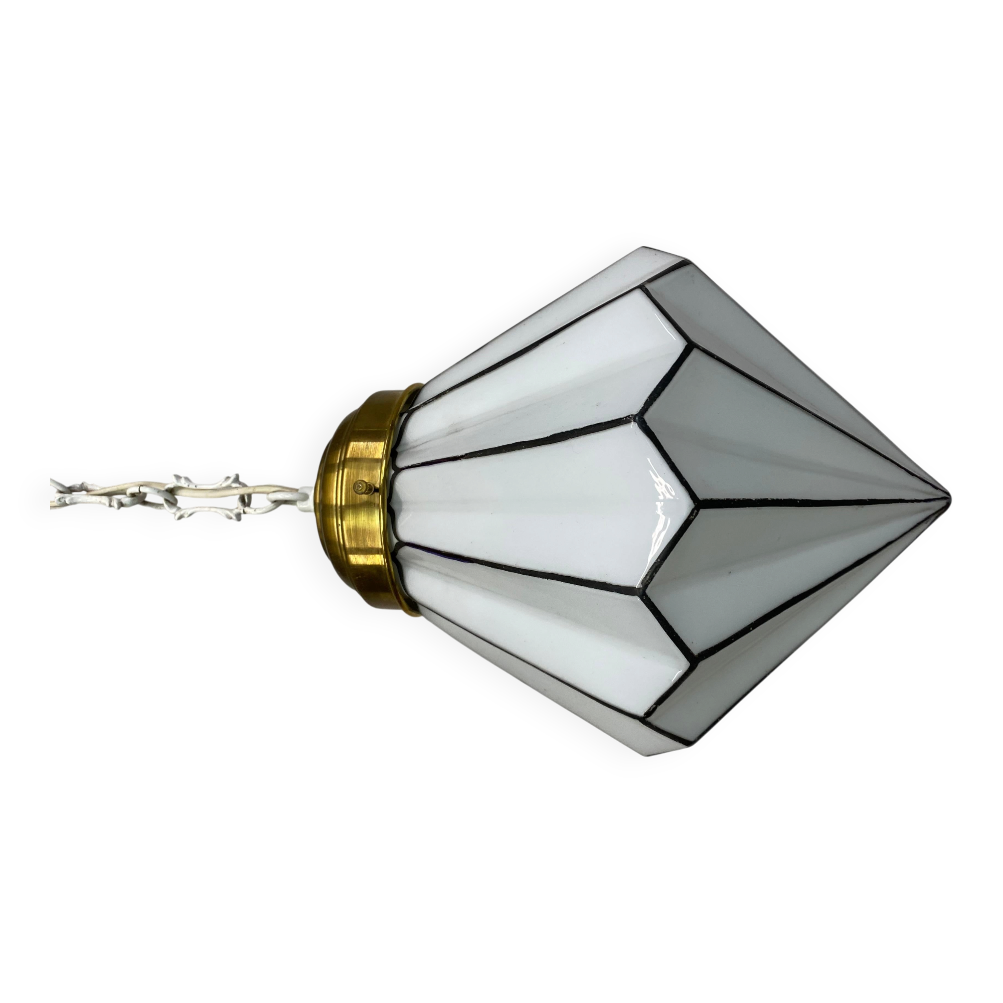 Cubist Art Deco pendant