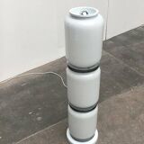 Mid-century Italian space age glass floor lamp from the 1960s.