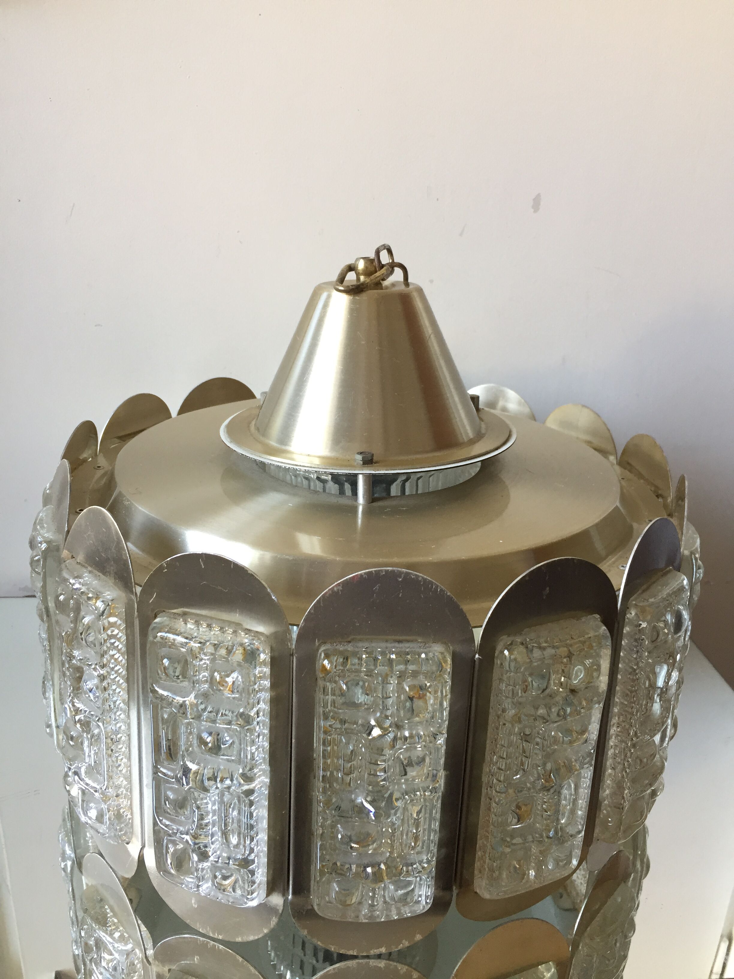 Scandinavian hanging lamp 1960