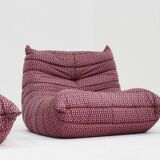 Set of vintage Togo armchairs by Michel Ducaroy for Ligne Roset, 1976