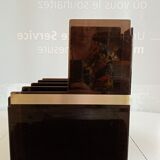 Vertical review door