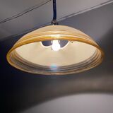 Duża okrągła lampa wisząca regulowana vintage italy 60'