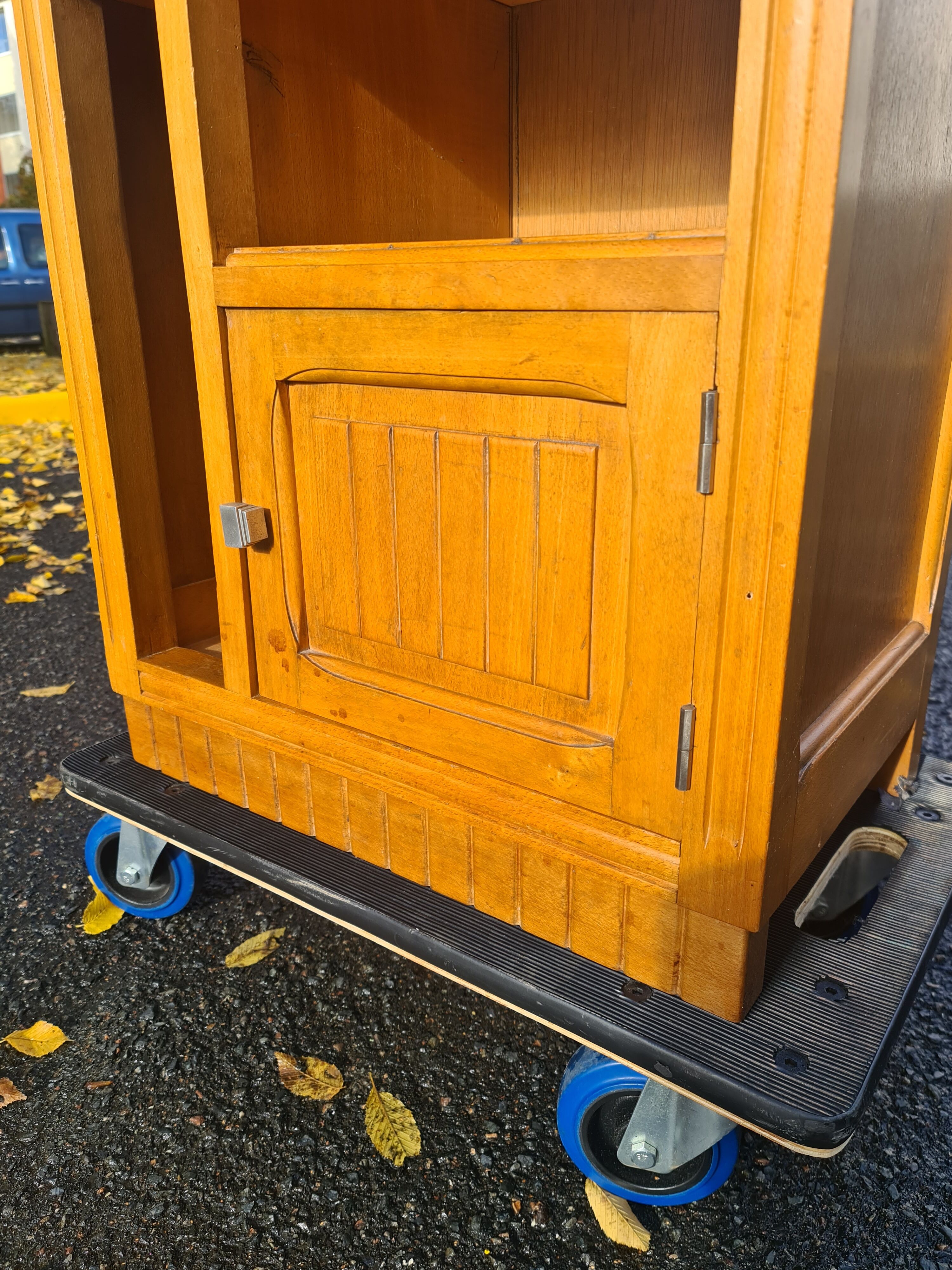 Art deco jam maker 1940-50 solid wood