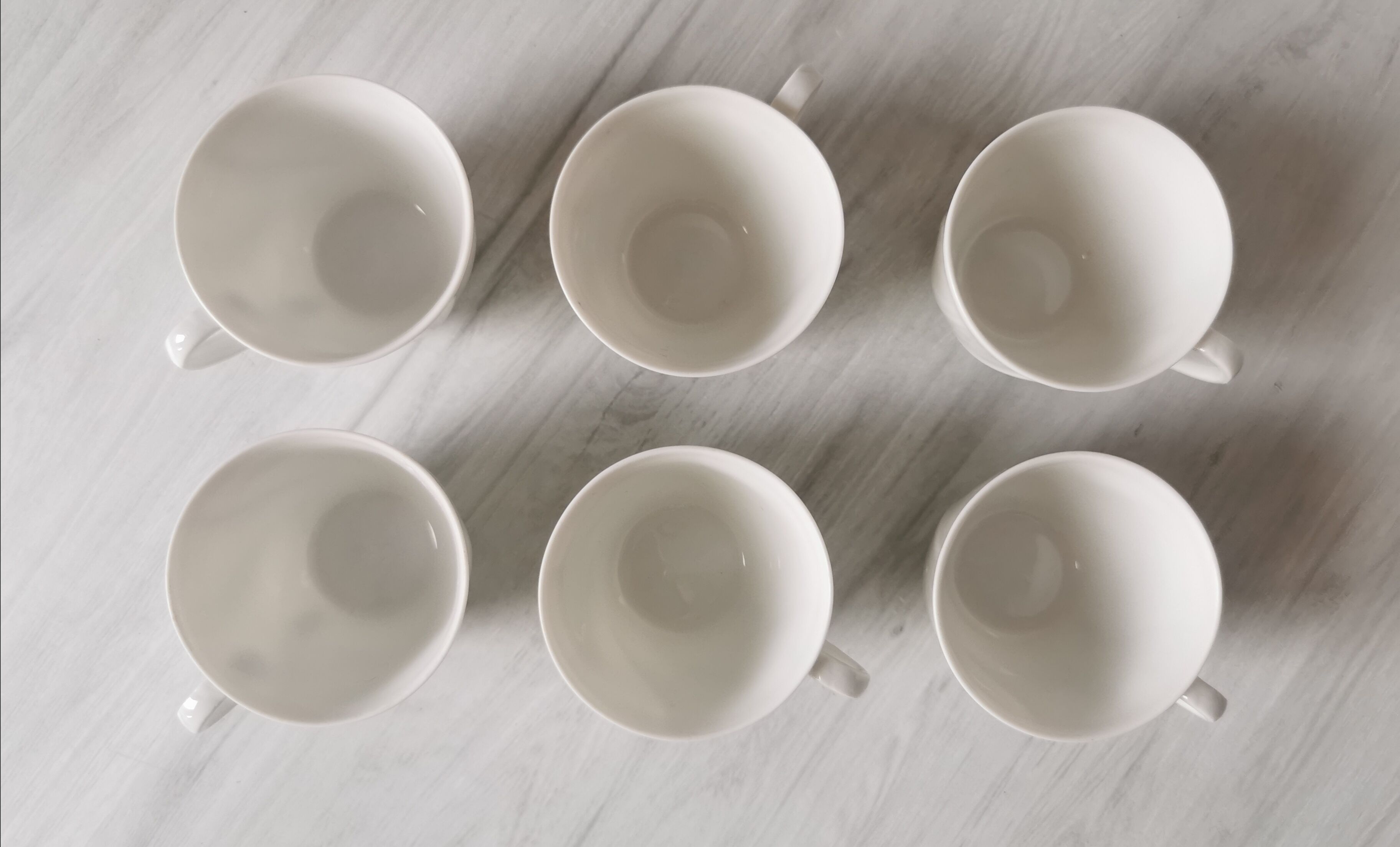Porcelain cups and saucers Limoges Bernardaud