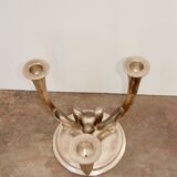 MF Germany 1940s Art Deco candlestick | Silver-plated brass |