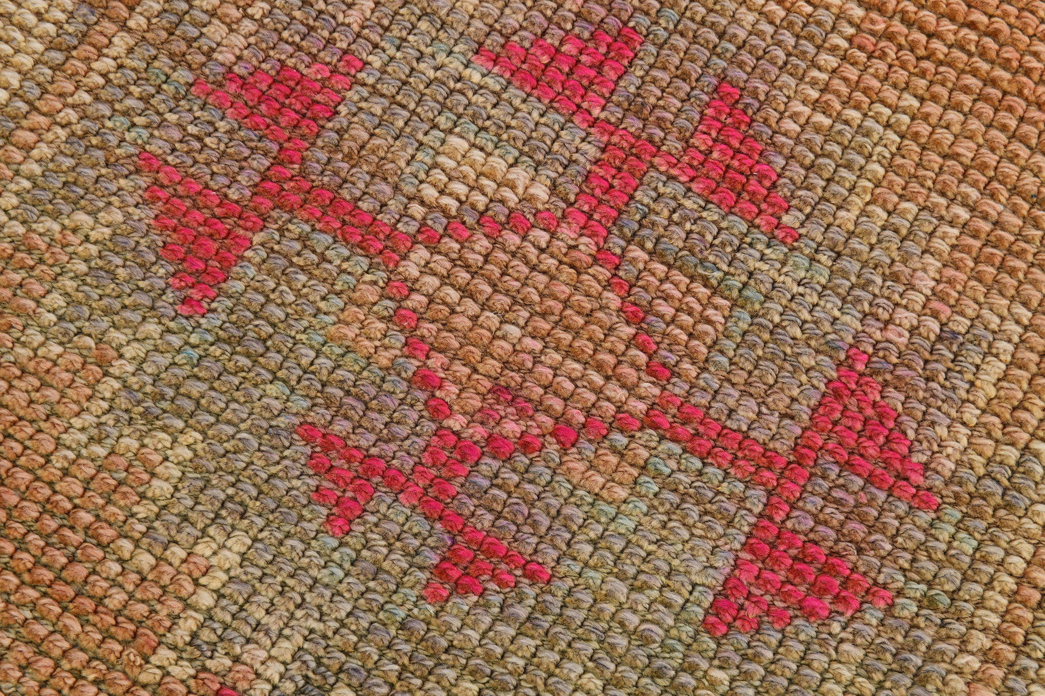 Oushak runner rug 77x386cm