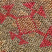 Oushak runner rug 77x386cm
