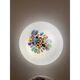 Sphère Murrine en verre de Murano applique murale multicolore
