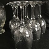 Lot de 6 verres et 1 carafe