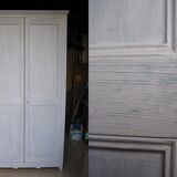 Grey painted cabinet