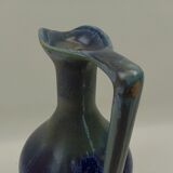 Blue and green ceramic carafe 25cm