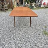 Scandinavian extendable table from the 60s in teak, 250cm L