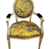 Chaise style médaillon
