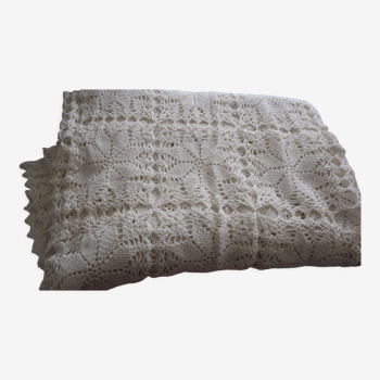 Crocheted bedspread