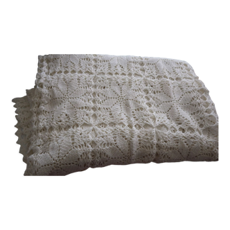 Crocheted bedspread