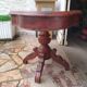 Mahogany violin pedestal table, 19th century
