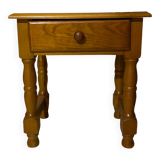 Wooden bedside table