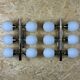 2x 60s 70s 6-bulb Sputnik wall lights by Kaiser Leuchten opal glass