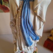 Religious Statuette of Our Lady of Lourdes, Saint Virgin Mary