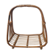 Rattan log holder: vintage