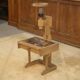 Oak bedside table by Guillerme and Chambron for Your House 1950s